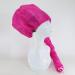 Towarm Portable Soft Hair Drying Cap - Adjustable Bonnet Hood Hat for Home Salon Use - Grey/Pink - Buy Online on GoSupps.com