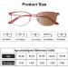 BAFAFA Photochrome Reading Glasses - Cat's Eye Design Anti-UV Protection Relieve Fatigue Color-Changing Gray +0.5 - Buy Online on GoSupps.com