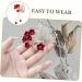 minkissy Camellia Clip Hair Pins Hair Clips Flower Hair Clip Velvet Bride China Hair up - Buy Online on GoSupps.com
