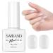 SAVILAND Milky White Gel Nail Polish - Transparent Milky White Jelly Gel Polish Quick Dry and Long Lasting  White Gel Polish Soak Off Nail Art Manicure Salon DIY at Home A1-Milky White 0.34 Fl Oz (Pack of 1)