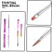 FRCOLOR 10 pieces carved light pens nail painting pens accessories pull pen drawing pen aluminium alloy - Buy Online on GoSupps.com