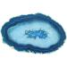 Collection 15cm Large Blue Agate Slice Geode Polished Crystal Quart - Buy Online on GoSupps.com