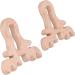 YEmirth 2Pcs Baby Wood Teether Toy Deer Horn Pendant for DIY Jewelry Accessory - Buy Online on GoSupps.com