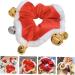minkissy 1pc Christmas Hair Tie Holiday Scrunchies Holiday Hair Ties Xmas Scrunchies with Bell Xmas Hair Ropes Hair Accessory for Women Hair Accessories Child Printing Decorate Coral Fleece - Buy Online on GoSupps.com