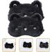 2pcs Cute Black Cat Sleeping Masks for Kids, Girls, and Women | Soft Plush Eye Mask Blindfold Cover | Ideal Eyeshade for Teens Girls - Buy Online on GoSupps.com