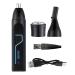 Nose hair trimmer nose and ear trimmer for men nose hair trimmer nose hair remover ear and nose clippers facial hair trimmer with rinseable interchangeable heads
