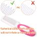 Baby Hair Brush and Comb Set for Newborns & Toddlers - Natural Soft Goat Bristles - Ideal for Cradle Cap - Rose Red | Perfect Baby Registry Gift - Buy Online on GoSupps.com