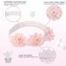 4 Pack Baby Girls Flower Headbands - Elastic Nylon Hair Accessories for Newborns | Perfect for Parties & Weddings - Buy Online on GoSupps.com