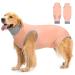 Avont Dogebody after op wound protection suits body for neutered male bitches for surgery after op postoperative recovery clothing to prevent the leakage of wounds by dog -pink (m) m rosa