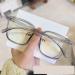 Oversized Blue Light Blocking Reading Glasses - Anti Glare Computer Readers - Sturdy Gray Eyeglasses +0.00 - Buy Online on GoSupps.com