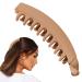 Claw Shark Clips for Thick Hair - Cute Hair Accessories with Banana Design - Clips for Curly Hair Claw Clips for Thin Hair Non-Slip Hairpins for Thick Hair Tiaowei Frosted Milk Coffee