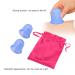 Silicone Suction Massage Cups Set - 2 Parts for Cellulite Muscle & Joint Pain Relief (Blue) - Buy Online on GoSupps.com