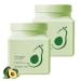 Masque capillaire l'avocat pour les soins intensifs masque de r paration intensive en profondeur nourrit et r pare sec am liore l'hydratation et l' lasticit (2 pcs)