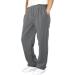 Buy Rumaozia Men's Baggy Cotton Sweatpants - Breathable Wide Leg Jogging & Yoga Pants with Pockets - Classic Training Gray - Buy Online on GoSupps.com