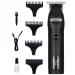Hair Clippers for Men Professional Electric Hair Trimmer Barber Salon USB Charge Men Cordless LED Display Haircut Hair Clipper (Color : BLACK)