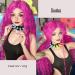 Long Hot Pink Wigs for Women | Curly Wavy Synthetic Costumes | Perfect for Halloween & Parties - Buy Online on GoSupps.com