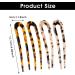 WLLHYF 4 Pieces French Hair Pins Tortoise Shell U Shaped Hairpin Cellulose Acetate Tortoise Shell Hair Fork Sticks for Women Girls Hairstyles Accessories - Buy Online on GoSupps.com