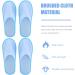Milists Disposable Couple Slippers - Slipproof Spa & Home Shoes for Guests - Universal Gray & Blue - Ideal for Hotels Saunas & Massage - Buy Online on GoSupps.com