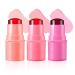 3 Colors Milk Cooling Water Jelly Tint 3-in-1 Milk Jelly Blush Lip Gloss Milk Makeup Water Jelly Tint Stick Lasting Lip Tint Stain Multi-Use Milk Blush Stick Moistured Lip and Cheek Tint Stain 3P