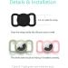 Buy Silicone Protection Case for Apple AirTag GPS Finder - Pink & Green Dog Collar Loop Holder - Buy Online on GoSupps.com