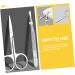 1 Set Eyebrow Clipper & Mustache Scissors - Precision Eyelash & Tweezers Kit | Stainless Steel Grooming Tools for Perfect Eyebrows & Lashes - Buy Online on GoSupps.com