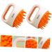 Beavorty 6-Pack Shampoo & Massage Brush - Multifunctional Hair & Body Cleaning Brush - Ergonomic Bath Device - Orange 8x8x8.1 cm - Buy Online on GoSupps.com
