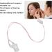 Stylish Large Hearing Aid Clip - Multifuntional Pink Cord for Binaural Use | International Shipping - Buy Online on GoSupps.com