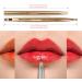 CGJIANG Retractable Dual End Lip Brush for Makeup - Portable Lipstick, Concealer, Eye Shadow, and Contour Brush Tool - Buy Online on GoSupps.com