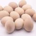 15Pcs Unpainted Wooden Fake Easter Eggs for Children DIY Crafts and Kitchen Decor - Encourages Hens to Lay Eggs - 15 Wood Eggs - Buy Online on GoSupps.com