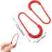 Honbay 10-Pack U-Shaped Nylon Zipper Fans - Durable Replacement for Backpacks Luggage Clothing (Red) | International Shipping Available - Buy Online on GoSupps.com