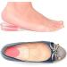 3 Pairs Silicone Gel Heel Cups for Plantar Fasciitis & Heel Pain Relief - Women's Small/Med Size - Shock Absorbing Support Inserts - Buy Online on GoSupps.com