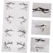 SOESFOUFU 8 Pairs Halloween Eyeliner Stickers Temporary Eye Makeup Stickers Cat Eye Makeup Sticker Black Pvc - Buy Online on GoSupps.com