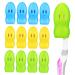 Solustrie 12-ST portable toothbrush toothbrush holder cover protect protective tent toothbrush case for outside protective cap for dental equipment headgear skull