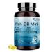 NATURE TARGET Fish Oil Mini 1400mg, High-Potency Omega 3 Supplement with Vitamins A & D3 & E, Supports Heart, Brain, Joints & lmmune System, Non-GMO, 120 Softgels, Wild-Caught 120 Count (Pack of 1)