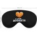 Funny Chicken Nugget Eye Mask | Soft Adjustable Blindfold for Sleep & Travel - Buy Online on GoSupps.com
