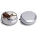 Round Pill Box with Wild Animals Deer Print - 3 Compartment Metal Pill Organizer | Portable Decorative Pill Case - Style-9 - Buy Online on GoSupps.com