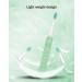Initio Sonic Electric Toothbrush for Adults | Rechargeable with Smart Timer, 5 Modes, 3 Brush Heads | 40,000 VPM Motor for Whitening Power | Mint Green - IT959 - Buy Online on GoSupps.com