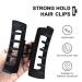 Matte Square Claw Hair Clips Set - 4 PCS | All-Black, Cute Hair Accessories for Women - Buy Online on GoSupps.com