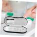 JECOMPRIS Double-Layer Hard Glasses Case & Organizer | Storage Box for Glasses Sunglasses & Contact Lenses - 16x7x5.5cm - Buy Online on GoSupps.com