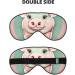 Cute Long Ear Pig Soft Sleep Eye Mask | Breathable Female Eye Patch for Travel & Relaxation - Buy Online on GoSupps.com