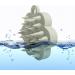 Fukamou Shampoo Brush & Massager - Silicone Shower Hair Brush for Hair Growth | Unisex Face Washer - Light Gray - Buy Online on GoSupps.com