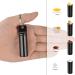 Waterproof Mini Pill Box Keychain - Portable Aluminium Alloy Holder for Purse - Silver - Buy Online on GoSupps.com