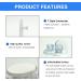 UPETTOOLS Aquarium Nano Bubble Stone Kit with Control Valve - Super-High Dissolved Oxygen Diffuser for Fish Tank and Hydroponic System - Buy Online on GoSupps.com