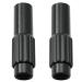 LQ Industrial Bicycle Cable Adjuster 2PCS Black Indexed Inline Cable Tension Adjusters Derailleur Speed Adjustment Screws