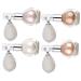Hemoton 4pcs Body Powder Spray Glitter Spray Shimmering Spray Powder Eyeshadow Pressed Powder Spray Powder Spray Glitter Loose Highlighter Powder Spray Miss Plastic Make up