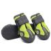 Mokcci truelove paw protection dog boots waterproof dog shoes with reflective straps for small medium -sized and large dogs 2#(4 Pack) green