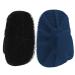YEADMAL Exfoliating Silicone Body Scrubber for Men Women 2 Pack Soft Bath Shower Brush-Cleaning & Massaging Body-Removing Dirt and Dead Skin Cells Suit for Oily and Sensitive Skin - Black + Dark Blue