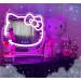 Hello Kitty Kawaii Desk Mirror with Lights | Touch Sensor Dimmer | Multi-Color LED Strip Light | Adjustable Tilt | Metal Base - Buy Online on GoSupps.com