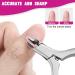 Cuticle Nipper Cuticle Remover Professional Manicure and Pedicure Cuticle Remover Tools Stainless Steel Cuticle Clippers Cuticle Trimmer Clipper for Removing Excess Torn Skin on Fingers and Toes - Buy Online on GoSupps.com