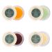 SVATV Herbal Salve Lip Balm Set - 4 Flavors (Coffee Green Apple Orange Chocolate) | 15g Each | Made in India | International Shipping Available - Buy Online on GoSupps.com
